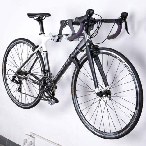 Support mural vélo réglable, porte-vélo horizontal, crochet et rangement mural pour intérieur