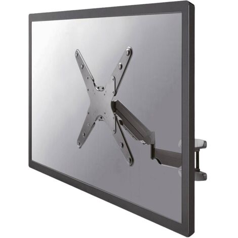 Support Murale per TV e Monitor Neomounts WL70-550BL14, Inclinabile, Pivottabile, Regolabile in Altezza da 81,3 cm a 139,7 cm (32-55 pollici), con Molla a Gas, Movimento Completo, Capacit� 5-30 kg, Ne