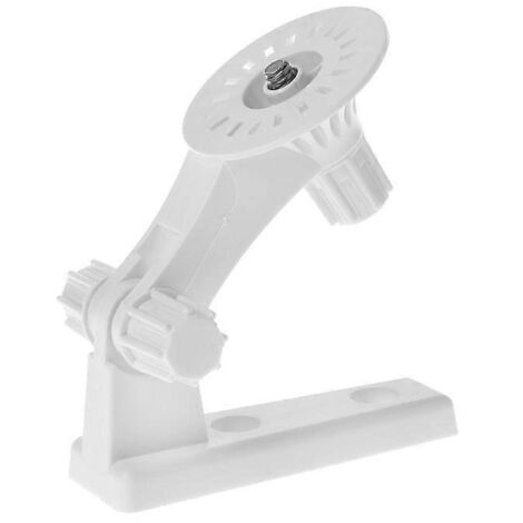 Support Murale pour Caméra de Surveillance - Support Rotatif 360° en Plastique Stable