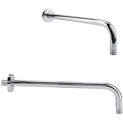 Support Murinox Flexible pour Pomme de Douche Bras Extra Long Chromé (16 inch, G1/2)