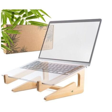 Support d'ordinateur portable Ordinateur en bois surélevé