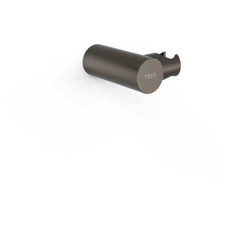 Support orientable pour douchette à mainMatériau : Laiton. Noir Métallisé - TRES 06183901KM
