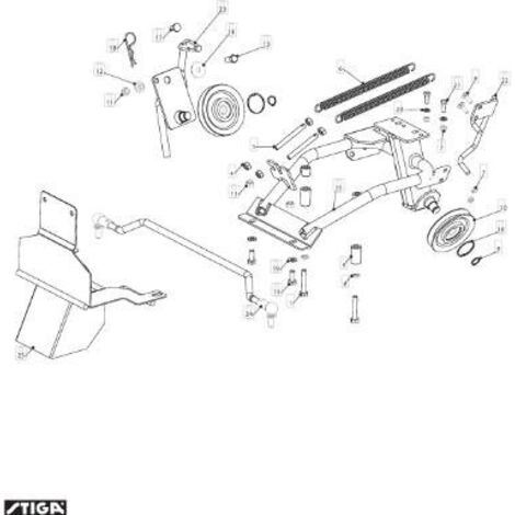 SUPPORT ORIGINAL STIGA SX - 1319-1913-01