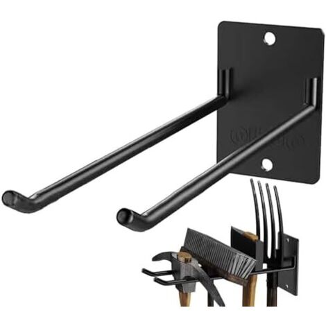 Support Outils Jardin, Crochets De Garage, Rangement Garage Pour Jardinage, Système Outil Jardin Porte Mural Supports En Métal -