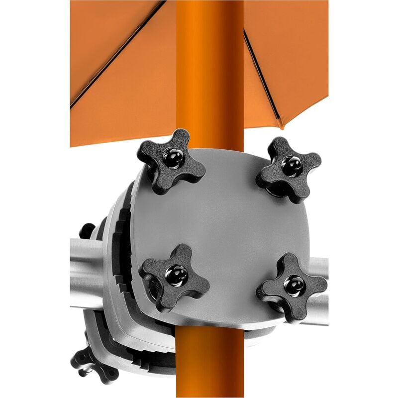 Soporte para sombrilla de balcón - SunnyGuy Soporte para sombrilla de repuesto, soporte seguro para sombrilla para balcón - Soporte universal para