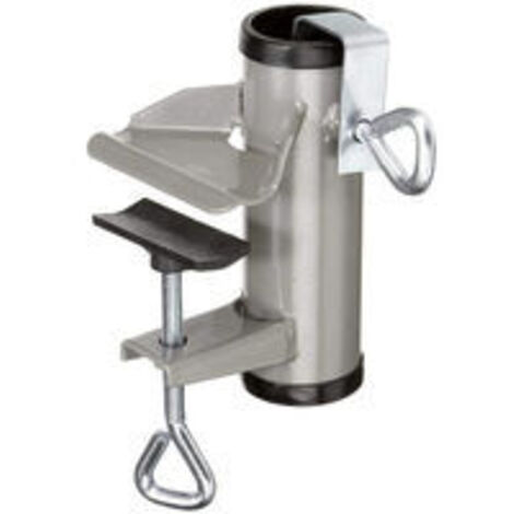 Support Parasol Balcon, Support pour Table Parasol Accessoires, Support de Parapluie pour Table de Balcon, Support à Parasol Fixation de Parasol, pour Balcon barrière Garde-Corps métal-Fei Yu