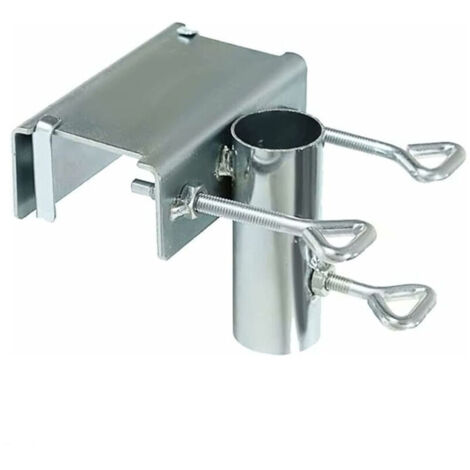 Support Parasol Balustrade,Pied de Parasol Balcon,Pince de Fixation Parasol,Pince de Parapluie Réglable pour Balcon,pour balcons, Jardins, Tables ou Balustrades