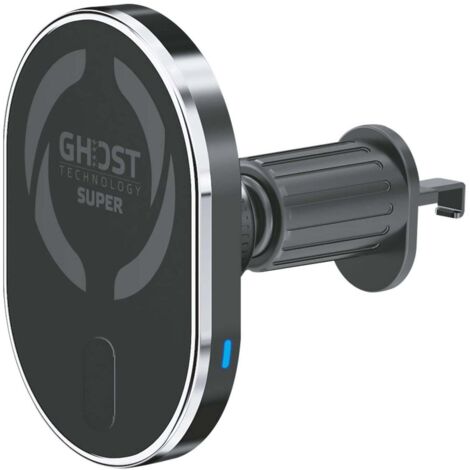 Support per Auto GhostSuperMagCh con MagSafe e Ricarica Wireless per Smartphone Celly GHOSTSUPERMAGCH Nero in Plastica