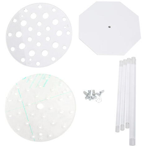 Support Pipette Rack 28 Places en Plexiglas Transparent pour Équipement de Laboratoire