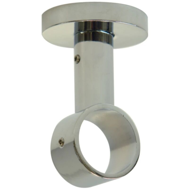 Support Plafond Chromé diam 28mm
