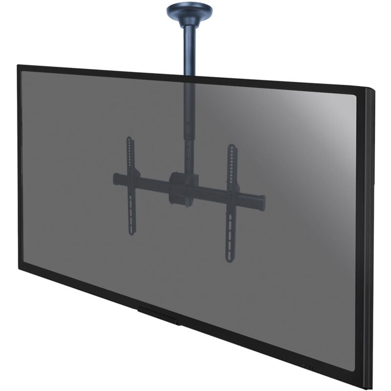 Kimex - Support plafond écran tv 37-75, Hauteur 56-91cm - Noir
