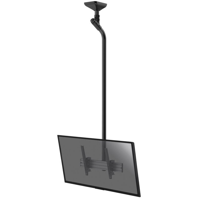 Support plafond inclinable pour 1 écran tv 43''-75'' - Hauteur 225cm
