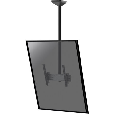 Support plafond inclinable pour 1 écran portrait 43''-75'' - Hauteur 150cm