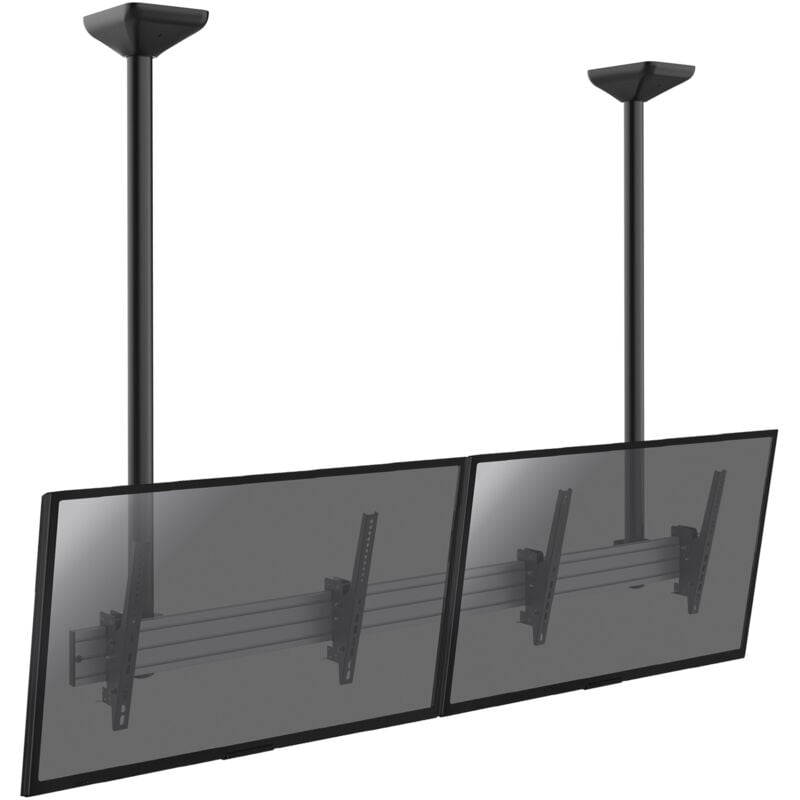 Support plafond menu board 2 écrans 45''-55'' - Hauteur 150cm