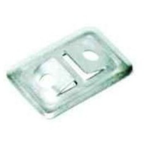 Support plafond pour rail de rideaux en I pour camping-car et caravane