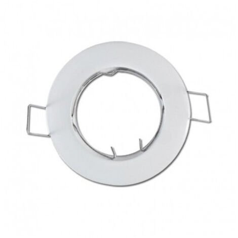 Support plafond Rond Blanc Ø77 mm