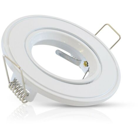Support plafond Rond Orientable Blanc Ø85 mm MIIDEX VISION-EL 7702