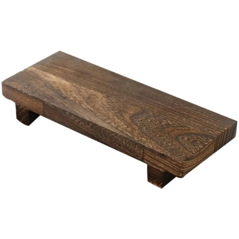 Support plantes sur pidestal en bois rehausseur en bois