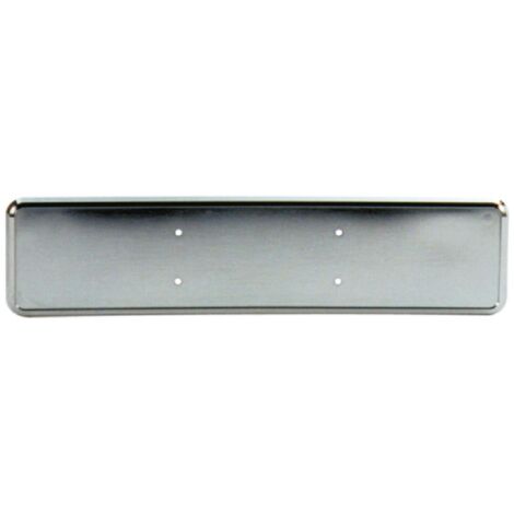 SUPPORT PLAQUE D'IMMATRICULATION LONGUE UNIVERSEL CHROME