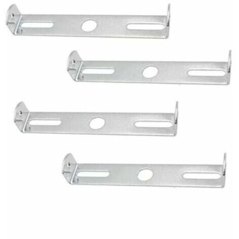 Support Plaque Plafonnier,Accessoires Fixation Lustre,Support Fixation Plafonnier,pour Accessoires Support Lampe d'Éclairage Lustre Plafond Bureau à Domicile (Argent)，4 Pièces