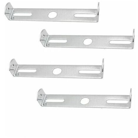 Support Plaque Plafonnier,Accessoires Fixation Lustre,Support Fixation Plafonnier,pour Accessoires Support Lampe d'Éclairage Lustre Plafond Bureau à Domicile (Argent)，4 Pièces