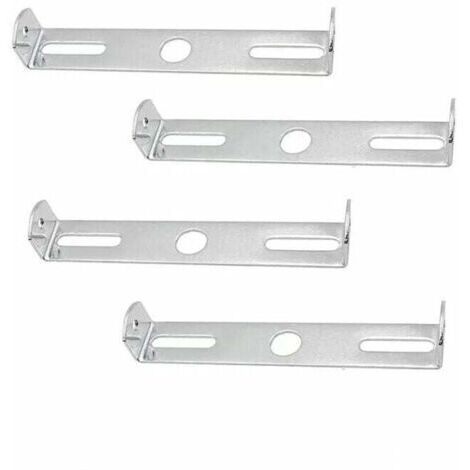 Support Plaque Plafonnier,Accessoires Fixation Lustre,Support Fixation Plafonnier,pour Accessoires Support Lampe d'Éclairage Lustre Plafond Bureau à Domicile (Argent)，4 Pièces