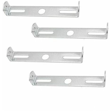 Support Plaque Plafonnier,Accessoires Fixation Lustre,Support Fixation Plafonnier,pour Accessoires Support Lampe d'Éclairage Lustre Plafond Bureau à Domicile (Argent)，4 Pièces