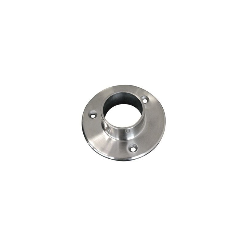 Deco Fer Forge - qualite francaise] - Support platine connexion de tube rond - Diamètre 85mm pour tube Ø42,4mm Hauteur 18mm - Inox 316