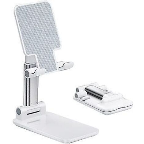 Support pliable pour téléphone portable, support de bureau réglable en hauteur et en angle pour tablette