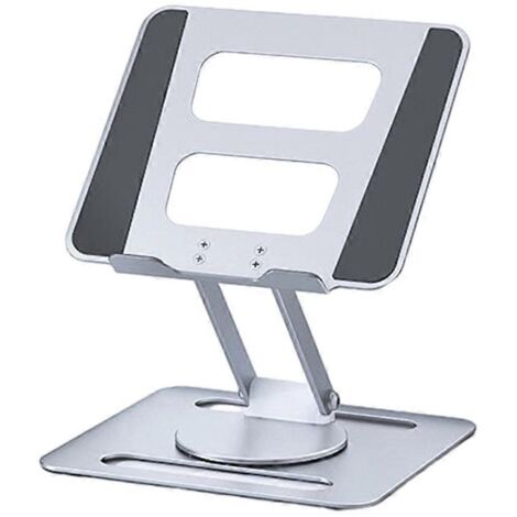 Support pliable rotatif à 360° en alliage d'aluminium pour ordinateur portable, tablette et autres supports de tablettes.