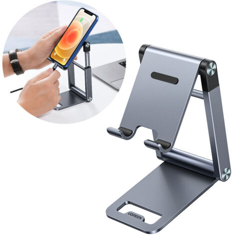 Support pliable, support pour smartphone, trépied pour téléphone, gris