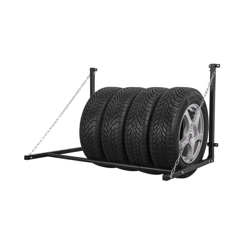 Autobest - Support pneus mural Capacité 90Kg - extensible