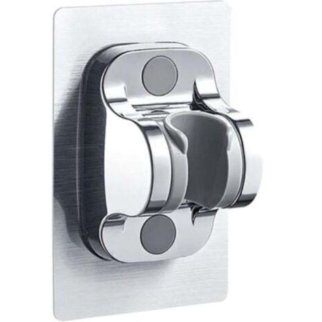 Support pommeau de douche Angle Réglable 12cm Panneau Surdimensionné Adhésif Fort