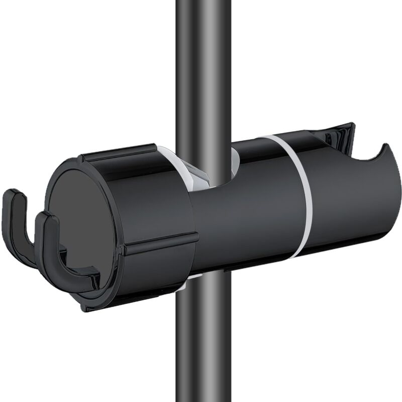 Support Pommeau De Douche Avec 2 Crochets, Universel Support De Douche 1627mm à Diamètre Réglable Adapté à La Barre De Douche Support Ersatz