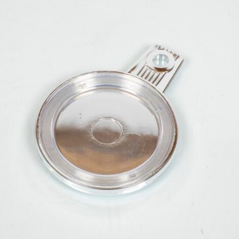 Support porte vignette d'assurance Replay Ø78mm chromé pour moto