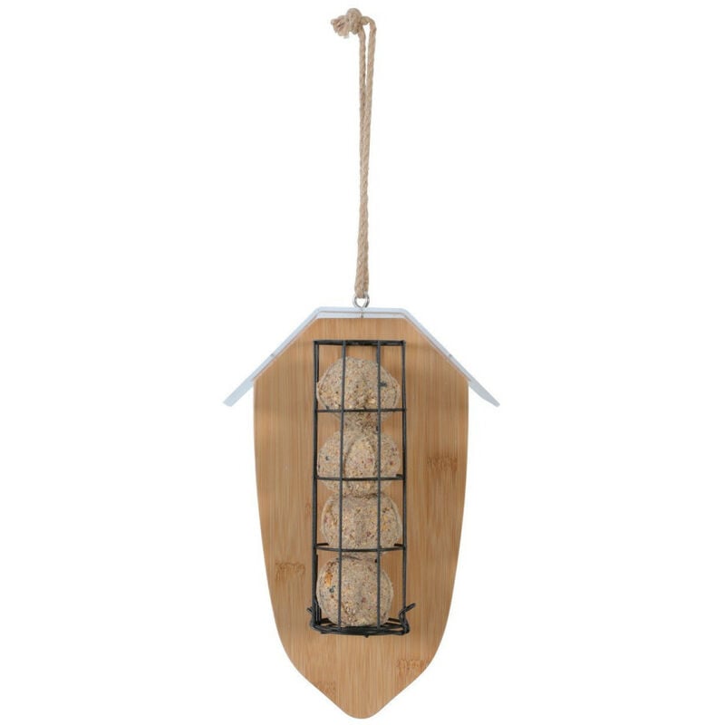 Support pour 8 boules de graisse Bamboo pour oiseaux - zolux