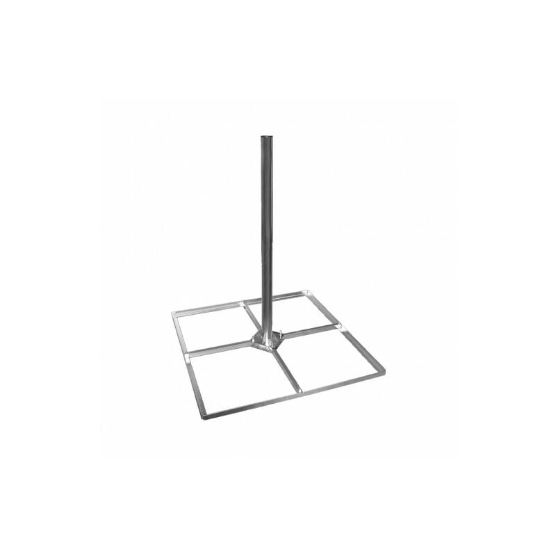 ME - Support Pour Antenne Parabole Balcon Toit Terrasse - Avec Entretoises De Support 4x50, Pied Support De Toit Plat