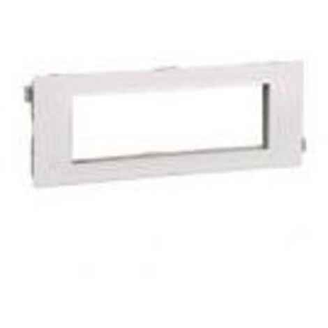 Support pour appareillage 3 postes blanc polaire 185x73x28mm pour appareillage UNICA OptiLine SCHNEIDER ELECTRIC ISM15202P