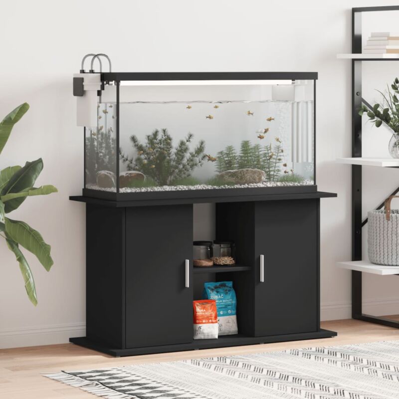 Vidaxl - Support pour aquarium noir 101x41x58 cm bois d'ingénierie