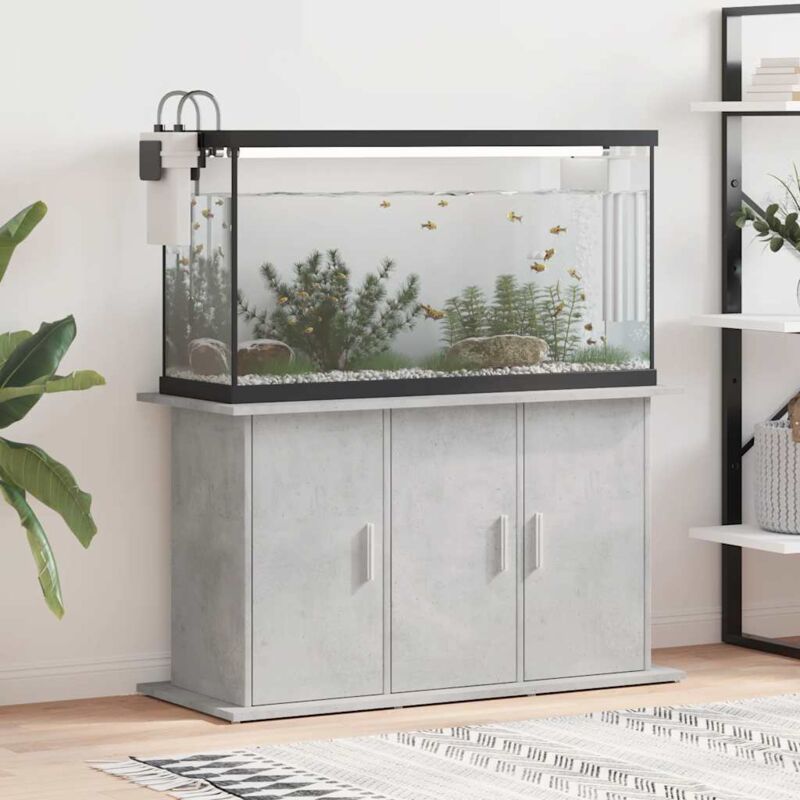 Vidaxl - Support pour aquarium gris béton 101x41x58 cm bois d'ingénierie