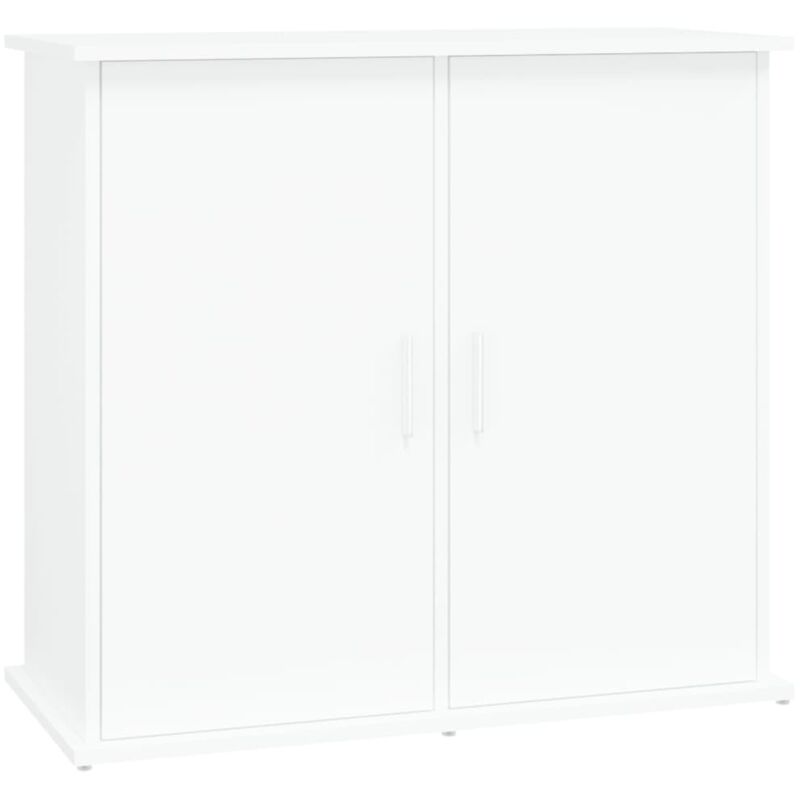 Vidaxl - Support pour aquarium blanc 81x36x73 cm bois d'ingénierie