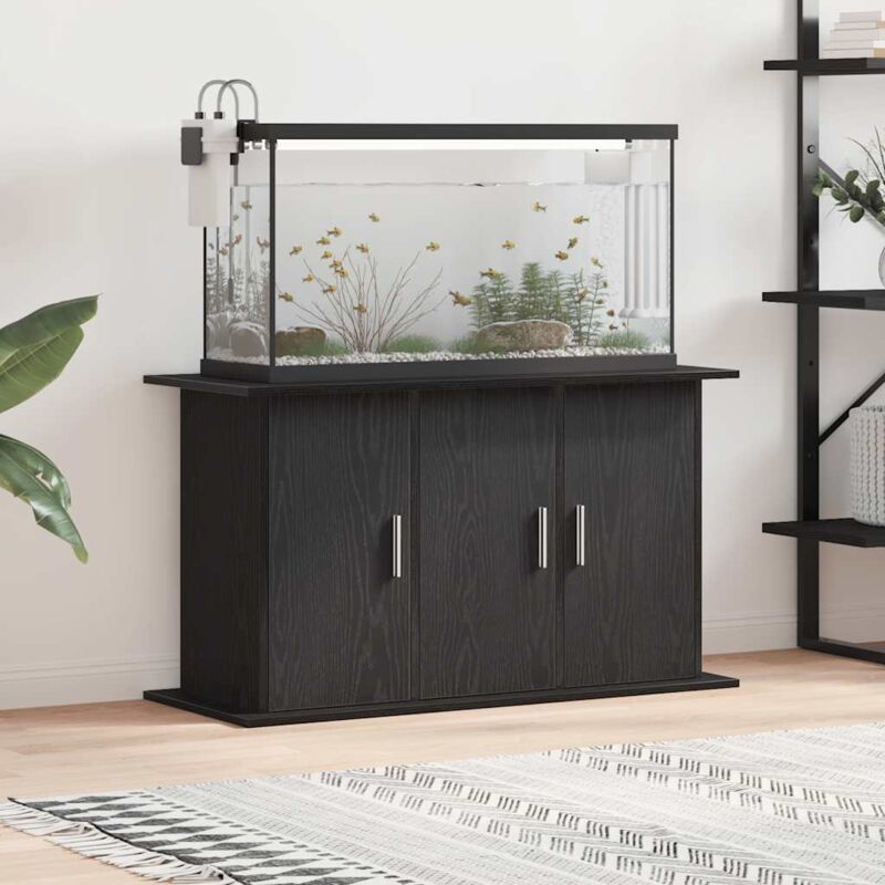 Vidaxl - Support d'aquarium chêne noir 101x41x58 cm bois d'ingénierie
