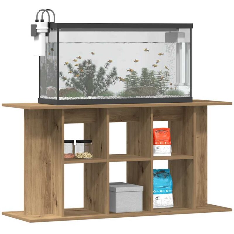 Vidaxl - Support d'aquarium chêne artisanal 120x40x60 cm bois ingénierie