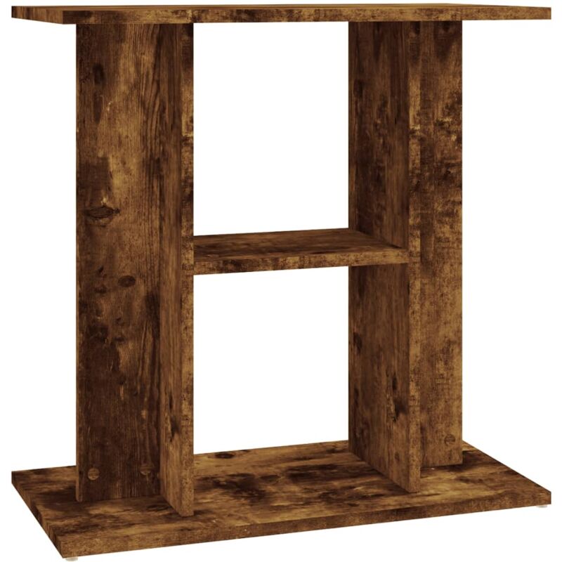 Vidaxl - Support pour aquarium chêne fumé 60x30x60 cm bois d'ingénierie