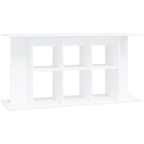 Support pour aquarium Meuble pour Aquarium blanc 120x40x60 cm bois d'ingénierie CFW27859