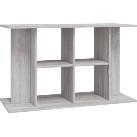 Support pour aquarium Meuble pour Aquarium sonoma gris 100x40x60cm bois d'ingénierie CFW60724