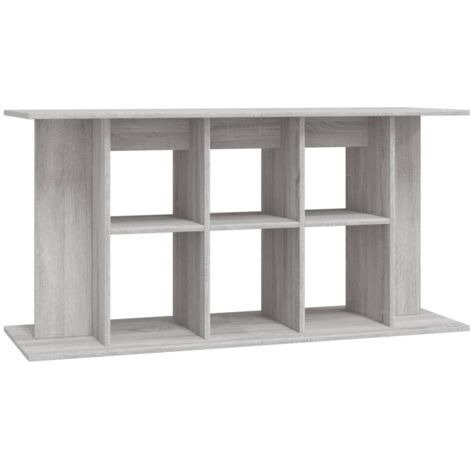 Support pour aquarium Meuble pour Aquarium sonoma gris 120x40x60cm bois d'ingénierie CFW62375