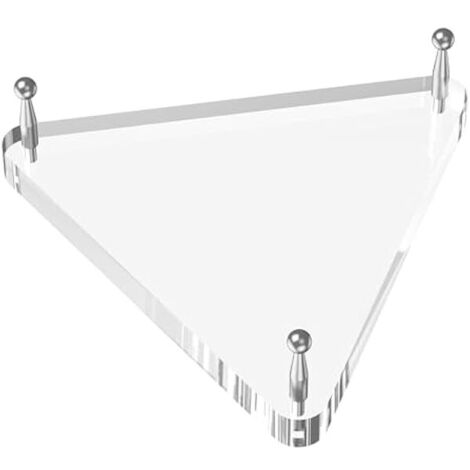 Support Pour Ballon - Acrylique Transparent - Pieds En Caoutchouc Et Piquets Métalliques Argentés - Pour Basketball Football Volleyball - 1 Pièce