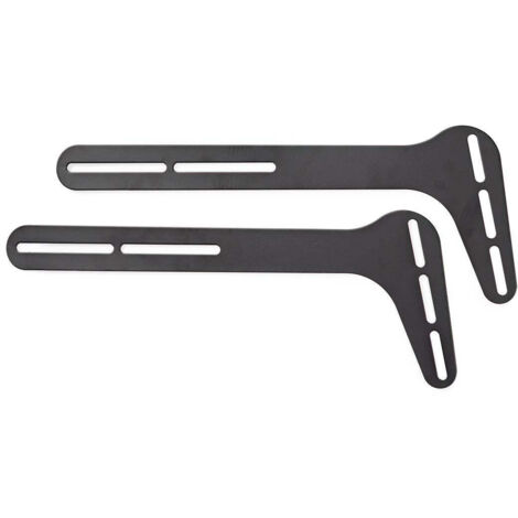 Support pour barre de son compatible avec universel attache au televiseur 15 kg fixe acier noir