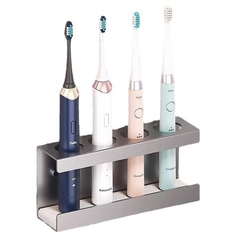 Support pour brosse à dents électrique – Rangement pour têtes de brosse – Organisateur de salle de bain 20×4,5×8 cm
